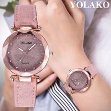 Brand Women's Watches Fashion Luxury Starry Sky Leather Women Bracelet Clock Reloj Mujer Relogio Feminino Ladies Watch Watches 2024 - buy cheap