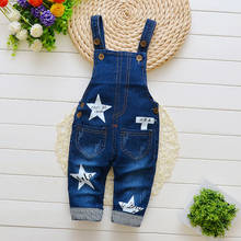 IENENS Kids Baby Boys Girls Pants Denim Long  Jeans Overalls Toddler Infant Boys Girls Playsuit Clothes Clothing Long Trousers 2024 - buy cheap