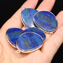 1pcs Natural Stone Water Drop Shape Lapis lazuli Charms Pendants for DIY Jewelry Making Nacklace Earring Women Gift Size 21x35mm 2024 - buy cheap