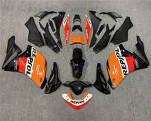 Kit de carenado de inyección ABS, adecuado para HONDA CBR250RR, CBR250 RR 11, 12, 13, 14, REPSOL, CBR250R, 2011, 2012, 2013, 2014 2024 - compra barato