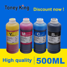 Toney king-kit de recarga de tinta corante para impressora, 500ml, recarga de cartucho de tinta para hp, canon, epson, brother, sistema de tanque de tinta ciss 2024 - compre barato