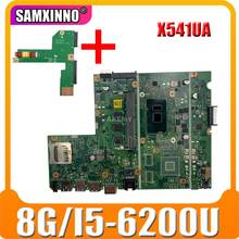 Akemy New! Для Asus X541UA X541UAK X541UVK X541UJ X541UV F541U R541U материнская плата для ноутбука Материнская плата 8 Гб RAM I5-6200U/I5-6198U 2024 - купить недорого