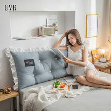UVR-cojín de algodón lavable para el reposacabezas de la cama, cojín súper suave para la cintura del sofá, protege la columna vertebral 2024 - compra barato