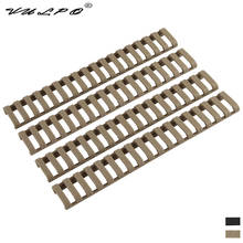 VULPO Tactical Picatinny Rail, Cubierta de goma blanda hueco, negro/tierra oscura 2024 - compra barato