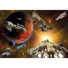 New product 5D Diamond Painting Spaceship Star cross stitch kit mosaic 3D DIY diamonds embroidery Home decoration gift BY1321 2024 - buy cheap