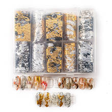 1Box 4X50cm 3D Mesh Silk Nail Sticker Gold Silver Net -Line Tape on Nails Holo Adhesive Foil Nail Art Foil Tape 2024 - buy cheap