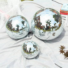 Christmas Party With Disco Glass Ball Light DJ Fashion Nightclub Reflective Glass Rotating Mirror Ball 2024 - buy cheap