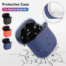 Funda protectora para auriculares Realme Buds Air sports, cascos Bluetooth de silicona, duraderos, a la moda, antigolpes 2024 - compra barato