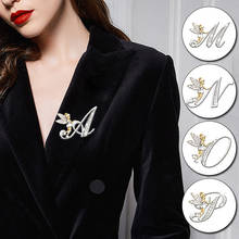 2021 New Style Angel Fairy Lapel Small Suit Clothes Shirt Collar Pin Brooch Metal Crystal English Letter Word Fashion Brooch 2024 - buy cheap