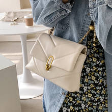 Винтажные дизайнерские сумки через плечо SWDF на цепочке для женщин, 2021, маленькие Простые Модные женские сумки через плечо из искусственной кожи, фирменная сумка 2024 - купить недорого