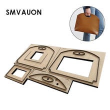 SMVAUON-Molde troquelado de madera para Fabricación de cuero, hecho a mano, bolso de mano para oficina, adecuado para máquina troqueladora 2024 - compra barato