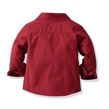 Plain Color Kids Shirt Children Casual Clothes Autumn New Long Sleeve Kids Blouse Spring Kids Clothes For Boys Children Blouse 2024 - buy cheap