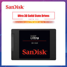 Sandisk ультра 3D Внутренний твердотельный накопитель 250 ГБ 500 1 ТБ 2 ТБ 560MBS жесткий диск SATA 3,0 (6 ГБ/сек.) для ноутбука, настольного компьютера 2024 - купить недорого