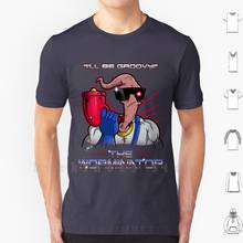 Camiseta de algodón con estampado de The Worminator, camiseta de tamaño grande 6xl con diseño de gusano de tierra, Jim, Terminator, películas, videojuegos de Nintendo 2024 - compra barato