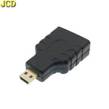 JCD-adaptador Micro HDMI macho A HDMI hembra tipo D A HDMI, convertidor de conector para Xbox 360, PS3, HDTV L19, 1 unidad 2024 - compra barato