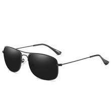 Óculos de sol polarizados masculinos clássico quadrado polarizado óculos de condução óculos de prescrição personalizáveis 2024 - compre barato