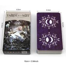 78 Cards Deck Tarots De La Nuit Full English Family Party Board Game Oracle Cards Astrology Divination Fate Cards 2024 - buy cheap
