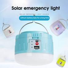 Solar LED Camping Light Tent Lamps USB Rechargeable Portable Bulb Lantern Flashlight Household Outdoor Hiking Emergency Light 2024 - buy cheap