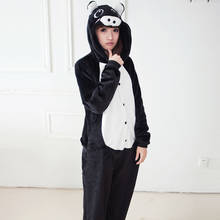 Animals Pig Costume Adult Men Onesies Kigurumi Flannel Women Anime Jumpsuit Disguise Onepiece Hooded Suit 2024 - buy cheap