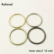 50 Pcs Per Lot Four Color Size 2"(5 Cm ) Alloy Snap O-rings Silver Antique Brass Light Gold Gunmetal Metal Snap O Rings 2024 - buy cheap