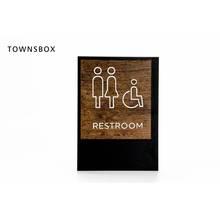 Wc Sign Plate Custom Uv Printing Man Woman Toilet Signage Plate Room Door Sign Board Custom Printing Letter Icon 2024 - buy cheap