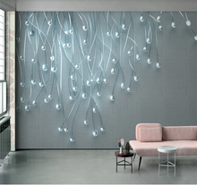 Xuesu parede 3d estéreo com partículas de vidro, padrão de pano, fundo de tv, papel de parede personalizado 8d 2024 - compre barato