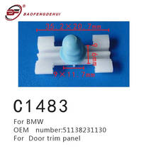 Hebilla de posicionamiento de Panel embellecedor de puerta, accesorio para BMW E46, 316i, 318i, 320d, 320i, 323i, 325i, 325xi, 328i, 330d, 330i, 330xd, 51138231130 2024 - compra barato