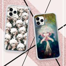 Makoto Nagito Komaeda Anime Phone Case Transparent for iPhone 11 12 mini pro XS MAX 8 7 6 6S Plus X 5S SE 2020 XR 2024 - buy cheap