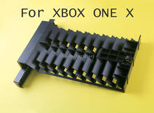1 pc/lote multi-funcional console de jogo vertical suporte de carregamento para xbox um x duplo ventilador de refrigeração de armazenamento suporte de montagem 2024 - compre barato