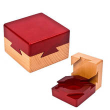 Детские игрушки деревянная Волшебная коробка головоломка Монтессори игра Secret коробок Kongming Любань замок детские развивающие игрушки логическая игра головоломка игры 2024 - купить недорого