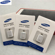 Оригинальный Micro USB OTG адаптер для передачи данных для Samsung Galaxy S5 S6 S7 Edge Note 4 5 J3 J5 J7 с поддержкой ручки/клавиатуры/мыши/U диска 2024 - купить недорого