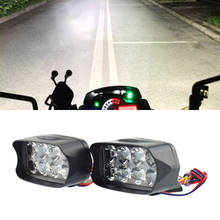 Lâmpadas led auxiliares para motocicleta, 12v, luz de passagem para moto, farol de neblina 2024 - compre barato