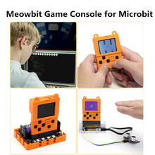 Kittenbot Meowbit Codable Console программируемые игровые консоли для microsoft Makecode Board с 1,8 дюймовым TFT экраном Программирование 2024 - купить недорого