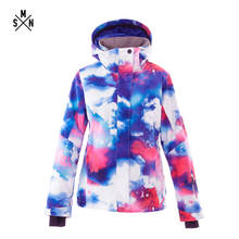 SMN Snowboard Jacket Adult Women Colorful Windproof Waterproof  Warm Breathable Winter Outdoor Ski Jacket 2024 - buy cheap