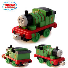 Thomas e seus amigos percy sorvete logotipo principal modelo 1:43 de personagem magnético de plástico carros de brinquedo para meninos presentes de natal 2024 - compre barato