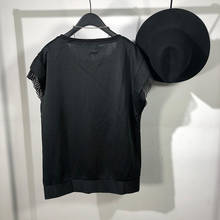 Camiseta masculina oval seak, roupa hip hop, high street, verão, camiseta japonesa masculina de tamanho grande 2024 - compre barato