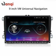 hot sale 9 inch Android Car dvd radio GPS Skoda Universal Navigation head unit for VW VOLKSWAGEN car multimedia player slim back 2024 - buy cheap