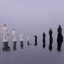 20pcs Mixed Middle East Arab People Figure Painted Train Model 1:75 1:100 1:150 1:200 OO HO N Z  Scale 2024 - buy cheap