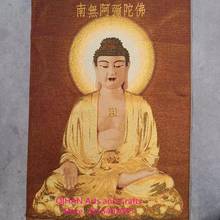 Antigo buda religioso thangka coleção bordado pintura brocado suzhou bordado nanwu amitabha 2024 - compre barato