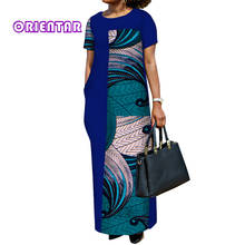 African Dresses for Women Plus Size Gown Dashiki Bazin Riche Patchwork Long Maxi Dress Lady Traditional African Clothing WY3438 2024 - buy cheap