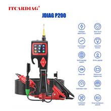 Jdiag-testador inteligente de circuito p200 para sistema elétrico, 9v-30v, relé/diodo/osciloscópio, teste positivo com múltiplos idiomas 2024 - compre barato