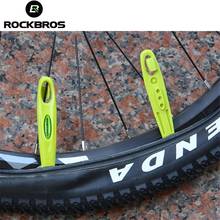 Rockbros ultraleve ciclismo bicicleta pneu alavanca mtb estrada bicicleta pneu colher roda reparação kit de ferramentas conjunto acessórios 2024 - compre barato