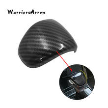 Car Gear Shift Lever Knob Handle Cover Trim Carbon Fiber Black ABS For Kia K3 Soul Forte Ceed Proceed 2024 - compre barato