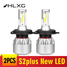 Hlxg-lâmpadas led para farol de neblina/nevoeiro, tipo h7, h8, h9, 12v, 9005, 9006, hb3, hb4 2024 - compre barato