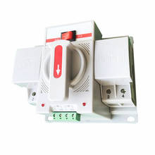 Interruptor de transferencia automática de doble potencia 63A 2P, conmutadores de conmutación automática de fallo de energía monofásico para el hogar, 220V 2024 - compra barato