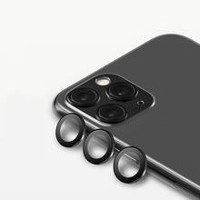 HQ-lente de cámara individual, Protector trasero integrado para iPhone 11 Pro Max, cristal templado a prueba de explosiones, anillo de lente de aleación 2024 - compra barato