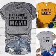 Футболка женская с надписью на день матери, милая графическая рубашка с надписью CALL ME MAMA, в винтажном стиле, лето 2024 - купить недорого