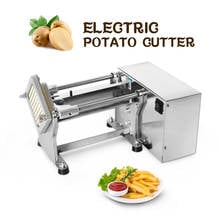 Cortador elétrico de batatas fritas, fatiador de vegetais, fatiador de batatas fritas, máquina com três lâminas para acessórios de cozinha 2024 - compre barato