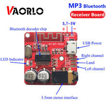 VAORLO DIY Bluetooth Audio Receiver board Bluetooth 4.0 4.1 4.2 5.0 MP3 Lossless Decoder Board Wireless Stereo Music Module 2024 - buy cheap