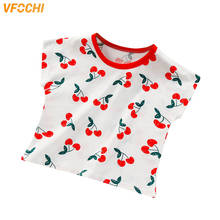 VFOCHI Boys Girls T Shirts Cartoon Print Tee Children Clothes Kids T Shirt Teenager Unisex Tops Short Sleeve Girls Boys T Shirts 2024 - buy cheap